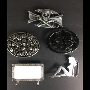 Belt buckle lot of 5